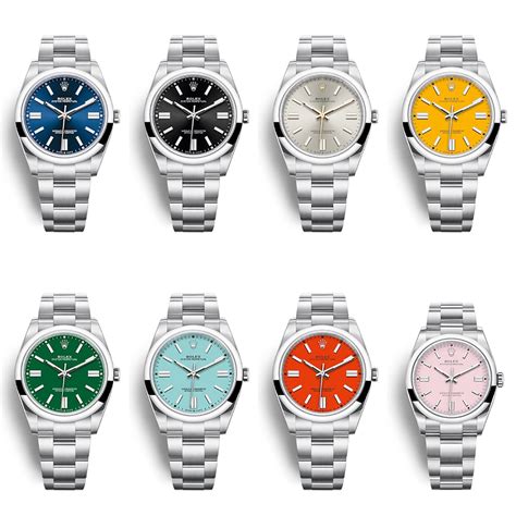 colorful rolex|rolex color chart.